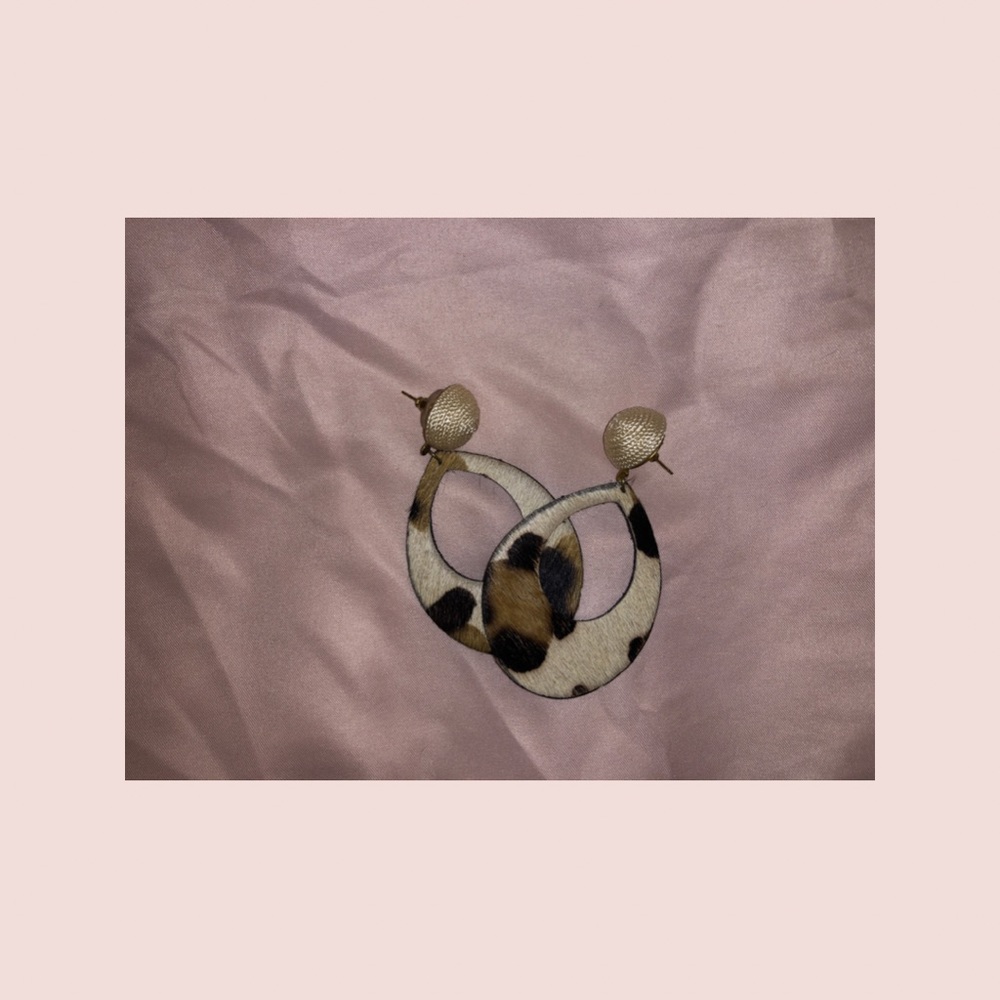 Womens Earrings | Cheetah Print